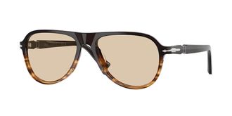 Persol PO3411V 1026 Mens Sunglasses Brown Size 55