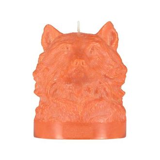 British Colour Standard Wolf Head Candle in Orange Flame at Nordstrom