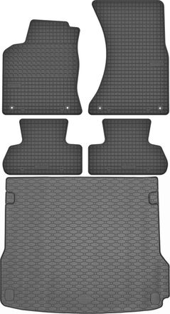 OEM Juego De Alfombrillas De Goma Para Coche Y Alfombrilla Para Maletero Para Audi Q5 I Suv (2008-2016)