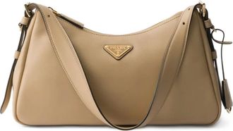 Prada Borsa a spalla Aimée media - Toni neutri