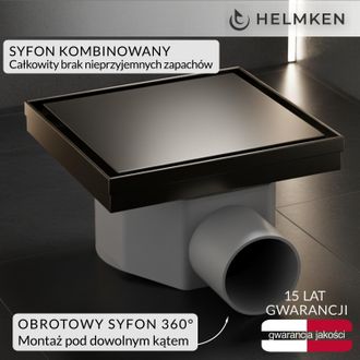 OEM Desag&uuml;e Puntual Helmken 37410005, 150 X 150 Mm, Grafito