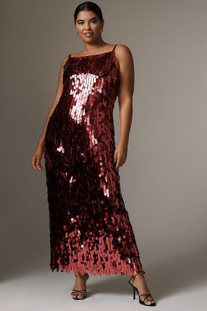 Hutch Sleeveless Sequin Maxi Dress