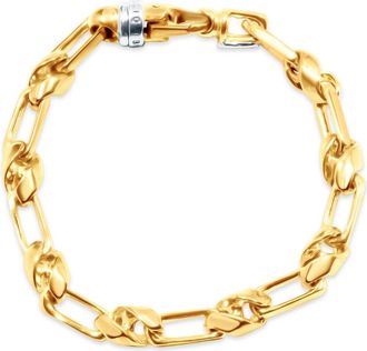 Pompeii3 Mens Link 14k Gold (44gram) or Platinum (71gram) 6-8mm Bracelet 8.5