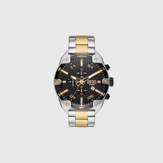 Diesel Spiked Stainless Steel Watch - Timeframes - Man - Silver