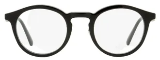 Moncler ML5175H Round Acetate Eyeglasses - Black