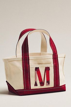 Maeve The Hartley Monogram Mini Canvas Tote by Maeve