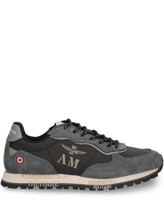 Aeronautica logo-print sneakers - Nero