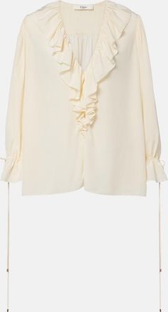 Chlo&eacute; Chlo&eacute; Ruffled silk blouse