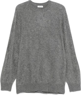 Soft Goat crew-neck sweater - men - Fabric - L - Grey