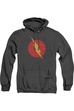Gildan Justice League of America Reverse Flash Adult Heather Hoodie / Hooded Sweatshirt