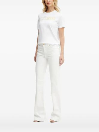 Just Cavalli logo t-shirt - women - Cotton - S - White
