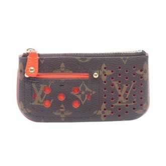 Louis Vuitton Pre-owned Bags, female, Brown, Size: ONE SIZE Pre-owned Pochette Cle Monogram Perfo Coin Purse