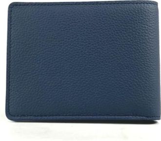 Louis Vuitton Pre-owned Wallet (bi-fold) - Heren - Vintage Accessoires - Blauw - ONE Size - Leer - Vintage