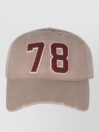 Golden Goose journey canvas baseball cap curved brim
