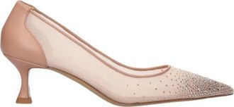 Lola Cruz Carmen Pump 55 - Dames - Pumps - Beige - 36 EU - Leer - Schoenen