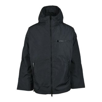 Diesel Nylon Jas met Ritszakken - Heren - Zomerjassen - Zwart - 2XL - Nylon - Jassen