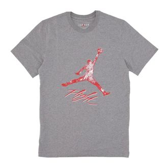 Nike Jordan T-Shirts, male, Gray, Size: XL Essentials Jumpman Tee in Carbon Heather