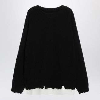 Maison Margiela Sweater With Distressed Hem