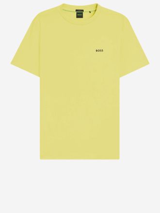 HUGO BOSS Stretch Cotton T Shirt With Logo