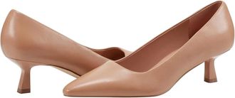 Marc Fisher LTD Kendri Pump Womens Natural Pointed Toe Kitten Heel HTAT1051