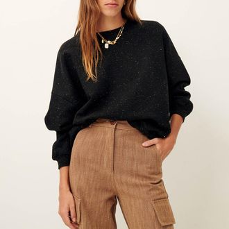 Sessun Losse sweater met ronde hals Chebbi