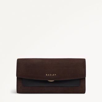 Radley London Dark Oak Large Flapover Wallet Albert Road AW25 Radley London