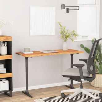 Berkfield Home Desk Top 120x60x2.5 cm Rectangular Solid Wood Acacia in Brown