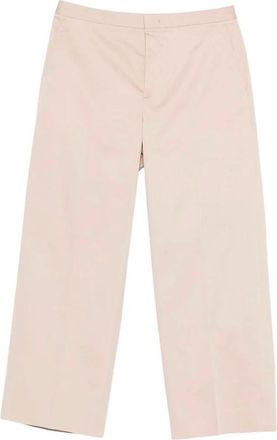 Cellar Door Angel Wijde Broek - Dames - Wijde Broeken - Beige - L - Katoen - Broeken