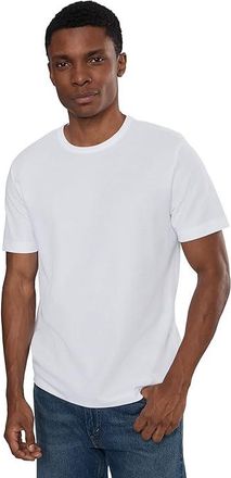 Vince Short Sleeve T-Shirts Mens T Shirt Optic White : MD, Cotton