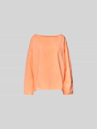 Juvia Sweatshirt mit Rollsaum in Orange, Gr&ouml;&szlig;e XS
