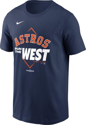 Nike Houston Astros 2026 AL West Division Champions Nike Mens MLB T-Shirt in Blue | N19944BHUW-HX8