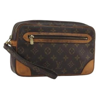 Louis Vuitton Tweedehands Canvas Louis Vuitton tassen - Dames - Pre-owned - Bruin - Maat: ONE Size