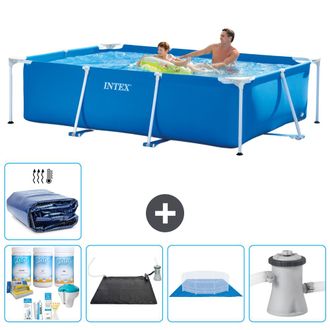 Intex Piscina Con Estructura Rectangular - 260x160x65 Cm - 7-piezas S20034
