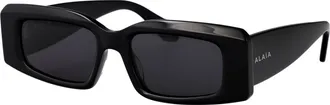 Alaia Womens Sunglasses Aa0078s Black-Black-Grey Acetate Black/black/grey