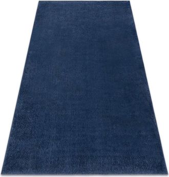 RugsX Rugsx - Modern washing carpet lindo navy blue, anti-slip, shaggy blue 240x330 cm