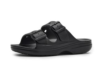 Crocs Classic Saturday Sandals Womens Sandals Black : 11 Medium, Synthetic