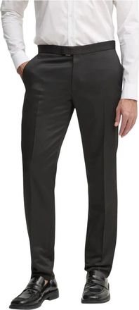 Joop Kostuumbroek - Heren - Nette broeken - Zwart - XL - Wol - Broeken