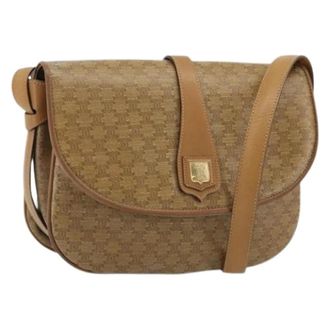 Celine Pre-owned Cross Body Bags, female, Beige, Size: ONE SIZE Pre-owned Vintage Shoulder Bag