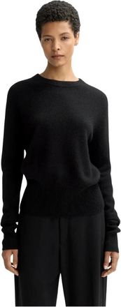 Soft Goat Cashmere Trui - Dames - Cashmere truien - Zwart - M - Wol - Truien & Vesten