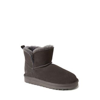 Dearfoams Kids Fireside Bunbury Genuine Shearling Boot in Grey at Nordstrom, Size 13 M