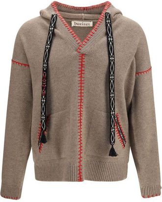 Baziszt Brown Cashmere Mens Sweatshirt