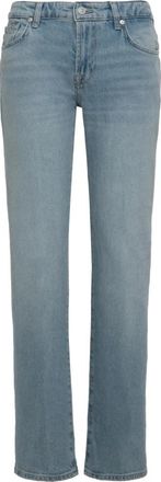 7 For All Mankind Calie Straight Jeans - Dames - Regular Fit Jeans - Blauw - W30 - Katoen - Jeans