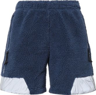 adidas originals x Blondey Crossover SS22 Stripe lamb wool Sports Splicing Shorts Blue GS9266