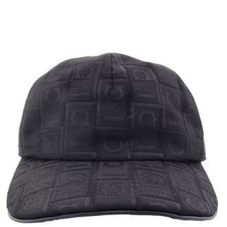 Ferragamo Baseball Cap with Gancini Monogram