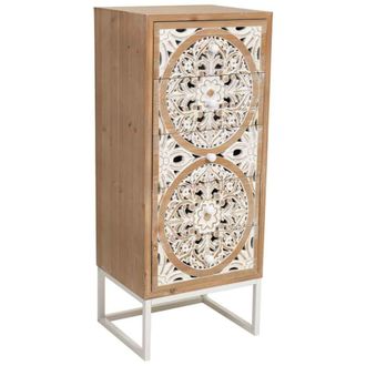Wanderlust Deco Sinfonier de madera blanco 45x35x105h cm