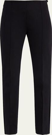 Lafayette 148 New York Gramercy Cropped Slim-Fit Pintuck Pants