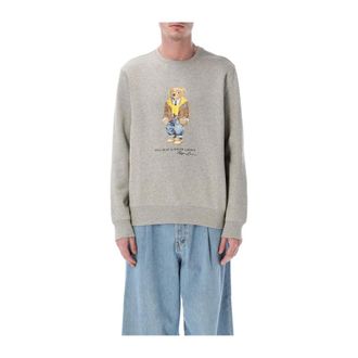 Polo Ralph Lauren Heren, Sweatshirts & Hoodies, Grijs, Maat: XL Katoen
