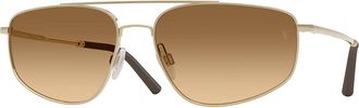 Oliver Peoples OV1361S R-14 524513 Mens Sunglasses Gold Size 57