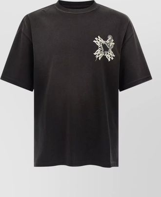 Amiri quad snake graphic short sleeve crewneck t-shirt