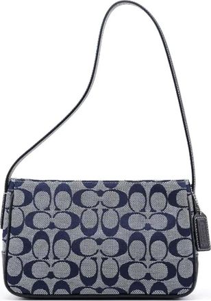 Coach Tweedehands leren handtassen - Dames - Vintage Handtas - Blauw - ONE Size - Vintage